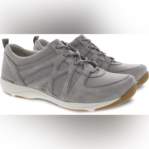 🆕 Dansko Hatty Suede Sneakers in Grey - Picture 1 of 5
